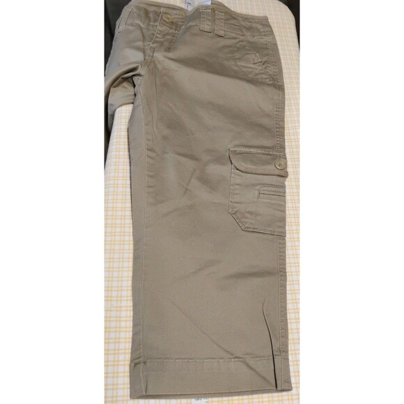 No Boundaries nobo Size 7 Capri Pants Khaki Cargo Juniors - Picture 9 of 12